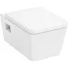 Image de hansgrohe, Cuvette toilettes + bidet, EluPura Original Q kit WC suspendu, 365x540mm, AquaChannel Flush, siège WC inclus, SoftCl