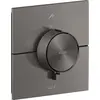 Image de hansgrohe, Robinetterie de salle de bains, AXOR ShowerSelect ID thermostat, encastré, carré, 2 consommateurs, combinaison de sécur