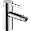 Image de hansgrohe, Robinetterie de salle de bains, Bidet mélangeur monocommande économique avec déversoir réglable et économiseur d'eau