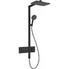 Image de hansgrohe, Système de douche, Système de douche thermostatique avec pomme de pluie et douchette main
