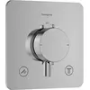 Image de hansgrohe, Robinetterie de salle de bains, Ecostat Comfort Q Thermostat encastré pour 2 consommateurs, 33713000, 33713000