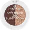 Image de essence, Fard à paupières, soft touch duo eyeshadow fard à paupières (#F9CC9E, Mocha Muse, Nude)