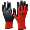 Image de Nitras, Gants de protection, Gants Nitrile Foam taille 9 rouge/noir EN 388 EPI Catégorie II (9)