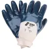 Image de Nitras, Gants de protection, Gants en nitrile, jersey coton, couleur naturelle, enduction nitrile, bleu (code couleur : 2216), 3 (8)
