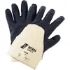 Image de Nitras, Gants de protection, Gants en nitrile, jersey coton, couleur naturelle, enduction nitrile, bleu (code couleur : 2216), 3 (11)