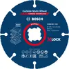 Image de Bosch Professional Zubehör, Lame de scie, Meule à tronçonner Expert Carbide Multi Wheel X-LOCK, 125 mm, 22.23 mm