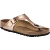Image de Birkenstock, Femmes, Sandales, Gizeh BS Tongs pour femmes, Cuivre, Or, (37)