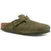 Image de Birkenstock, Sandales, Boston Suede Leather N, Vert, (41)
