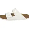 Image de Birkenstock, Femmes, Sandales, Arizona cuir naturel étroit - 64061, Blanc, (38)