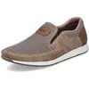 Image de Rieker, Hommes, Derbies, Chaussure à enfiler en mesh avec inserts élastiques camel, Beige, (46)
