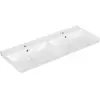 Image de Villeroy & Boch, Lavabo, V&B lavabo double armoire AVENTO 1200x470x160mm m ÜL Sto wh CeramicPlus (470 mm, 1200 mm)