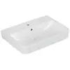 Image de Villeroy & Boch, Lavabo, V&B lavabos à poser O.NOVO 650x460mm avec cuvette, blanc C (460 mm, 650 mm)