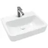 Image de Villeroy & Boch, Lavabo, V&B lavabo à poser O.NOVO 550x460mm sans vidage blanc (460 mm, 550 mm)