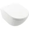 Image de Villeroy & Boch, Cuvette toilettes + bidet, V&B WC suspendu SUBWAY 3.0 ti. sans rebord avec TwistFlush we C+