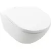 Image de Villeroy & Boch, Cuvette toilettes + bidet, V&B WC suspendu SUBWAY 3.0 ti., sans chasse d'eau, avec TwistFlush we