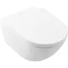 Image de Villeroy & Boch, Cuvette toilettes + bidet, & boch Subway 3.0 wandcloset 56cm zonder spoelrand diepspoel ceramic+ stone white