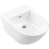 Image de Villeroy & Boch, Cuvette toilettes + bidet, V&B bidet mural SUBWAY 3.0 375x560mm avec lavabo avec robinetterie intérieure blanc