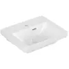 Image de Villeroy & Boch, Lavabo, V&B lave-mains SUBWAY 3.0 450x370mm avec trop-plein avec trou pour robinet blanc (370 mm, 450 mm)