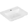 Image de Villeroy & Boch, Lavabo, V&B lave-mains SUBWAY 3.0 500x400mm o ÜL m HL stone white C+ (400 mm, 500 mm)