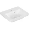 Image de Villeroy & Boch, Lavabo, V&B lave-mains SUBWAY 3.0 450x370mm m ÜL m HL stone white C+ (370 mm, 450 mm)