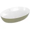 Image de Villeroy & Boch, Lavabo, Vasque à poser V&B ARTIS 610x410mm, sans cuvette sage green (410 mm, 610 mm)