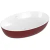 Image de Villeroy & Boch, Lavabo, Vasque à poser V&B ARTIS 610x410mm, sans PLC bordeaux (410 mm, 610 mm)