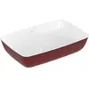 Image de Villeroy & Boch, Lavabo, Vasque à poser V&B ARTIS 580x380mm, sans PLC bordeaux (380 mm, 580 mm)