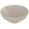 Image de Villeroy & Boch, Lavabo, V&B lavabo à poser LOOP & FRIENDS sans PLL d= 380mm almond C+ (380 mm, 380 mm)