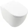 Image de Villeroy & Boch, Cuvette toilettes + bidet, & Boch Subway 3.0 closet staand 595x370x400 Wit alpin