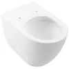 Image de Villeroy & Boch, Cuvette toilettes + bidet, Subway 3.0 WC lavable, sur pieds, sans rebord, TwistFlush, 370 x 600 mm, 4671T0