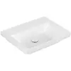 Image de Villeroy & Boch, Lavabo, V&B lavabo SUBWAY 3.0 600x470mm sans lavabo sans robinetterie blanc C (470 mm, 600 mm)