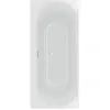 Image de Villeroy & Boch, Baignoire, V&B baignoire encastrée LOOP & FRIENDS OVAL DUO R-eck1700x750mm blanc (209 l, 170 cm, 75 cm)
