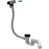 Image de Villeroy & Boch, Siphon, V&B Garniture d'écoulement et de trop-plein Ecoulement Stone White, trop-plein Stone White (Garniture de trop-plein)