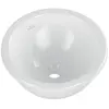 Image de Villeroy & Boch, Lavabo, V&B lavabo encastré LOOP & FRIENDS avec PLL, rond d= 390mm blanc (390 mm, 390 mm)