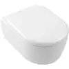 Image de Villeroy & Boch Skyla hangtoilet met TwistFlush steen wit
