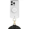 Image de Just Elegance Necklace Cover avec PopSockets 3in1 Case Clear, Bandoulière pour smartphone, Transparent