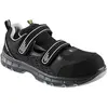 Image de Runnex, Chaussures de travail, S1PS Sandales à scratch de sécurité ESD FlexStar, noir/gris (S1P, 45)