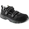 Image de Runnex, Chaussures de travail, S1PS Sandales à scratch de sécurité ESD FlexStar, noir/gris (47)