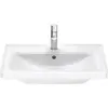 Image de Duravit, Lavabo, Lavabo pour meuble D-NEO m ÜL m HLB 1 trou pour robinet 650x480mm blanc (480 mm, 650 mm)