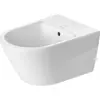 Image de Duravit, Cuvette toilettes + bidet, Bidet mural D-NEO m ÜL m HLB 1 trou pour robinet incl. Durafix blanc