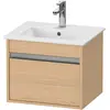Image de Duravit, Meuble sous-lavabo, Ketho bâti-support lavabo suspendu, Compact, 500x410x412 mm, 1 tiroir, pour ME by Starck 233653 (50 x 41 x 41.20 cm)