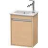 Image de Duravit, Meuble sous-lavabo, Ketho meuble sous-lavabo suspendu, 400x550x285 mm, 1 porte, charnières à gauche, pour ME by Starck (40 x 28.50 x 55 cm)