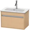 Image de Duravit, Meuble sous-lavabo, Ketho bâti-support lavabo suspendu, Compact, 600x410x385 mm, 1 tiroir, pour ME by Starck 234263 (60 x 41 x 38.50 cm)