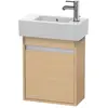 Image de Duravit, Meuble sous-lavabo, Ketho bâti-support de lavabo suspendu, 450x550x225 mm, 1 porte, charnières à gauche, pour lave-mains (45 x 55 x 22.50 cm)