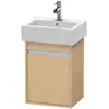 Image de Duravit, Meuble sous-lavabo, Ketho bâti-support de lavabo suspendu, 400x550x320 mm, 1 porte, charnières à gauche, pour lave-mains (40 x 55 x 32 cm)