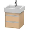Image de Duravit, Meuble sous-lavabo, Ketho bâti-support lavabo suspendu, 450x480x440 mm, 2 tiroirs, pour lavabos Vero 045450 (45 x 44 x 48 cm)