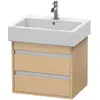 Image de Duravit, Meuble sous-lavabo, Ketho bâti-support lavabo suspendu, 550x480x440 mm, 2 tiroirs, pour lavabos Vero 045460 (55 x 48 x 44 cm)