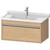 Image de Duravit, Meuble sous-lavabo, Ketho bâti-support lavabo suspendu, 800x410x455 mm, 1 tiroir, pour Starck 3 030480, KT666403030 (80 x 41 x 45.50 cm)