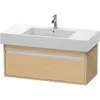 Image de Duravit, Meuble sous-lavabo, Ketho bâti-support lavabo suspendu, 1000x410x455 mm, 1 tiroir, pour lavabos Vero 032910 (100 x 41 x 45.50 cm)