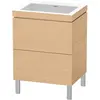 Image de Duravit, Ensemble de meubles de salle de bain, L-Cube c-bonded Ensemble vertical, 2 tiroirs, sans trop-plein, sans trou pour robinetterie